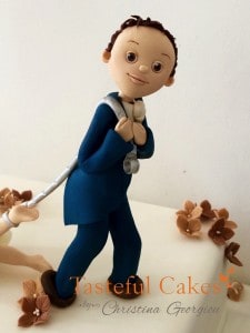 Ball and chain, FunnyBride and groom topper.2