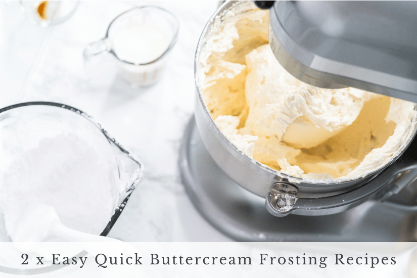 how to make an easy quick buttercream frosting