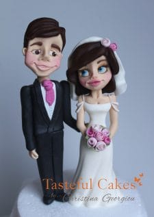 Bride and Groom Wedding Cake Topper