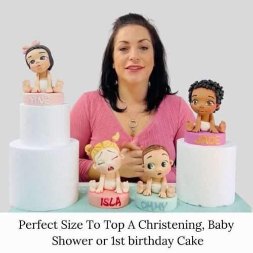 Baby cake topper course - learning fondant figures for cakes