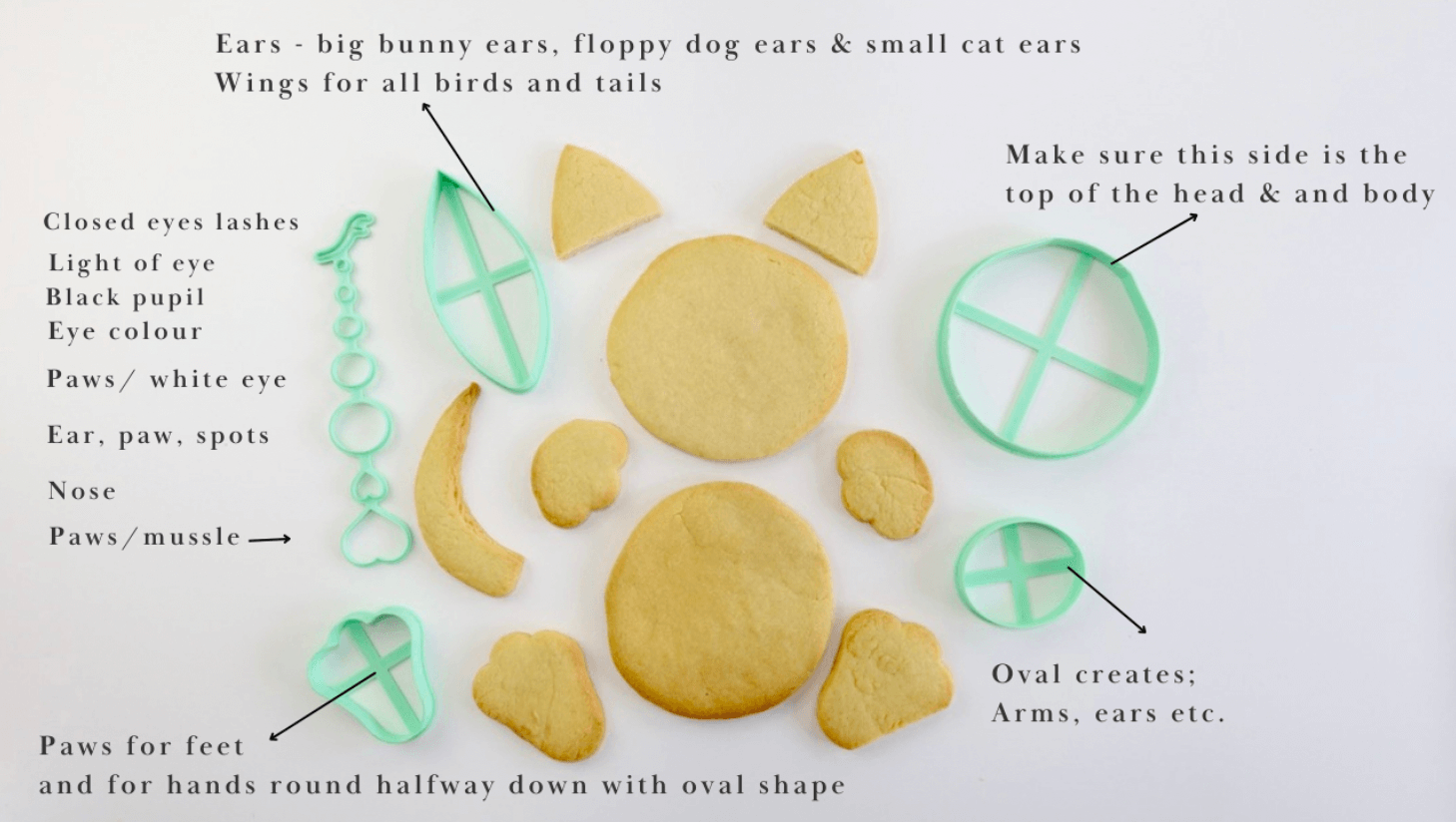 How to mix and match your animal cutter set