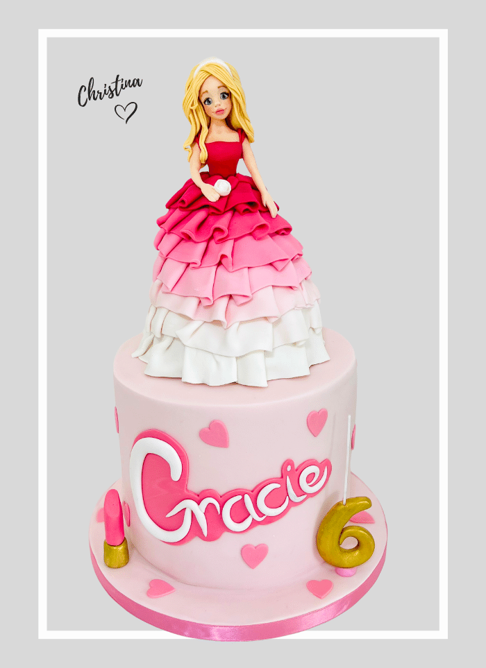 Barbie princes birthday cake ideas and decoration