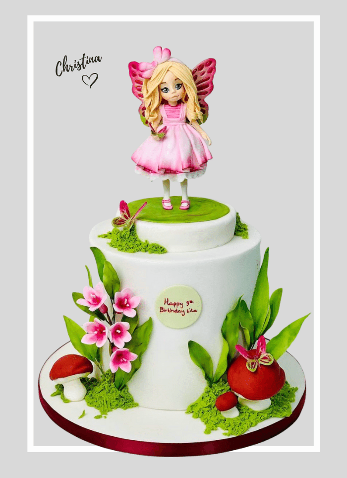 Fairy birthday cake ideas and edible cake toppers