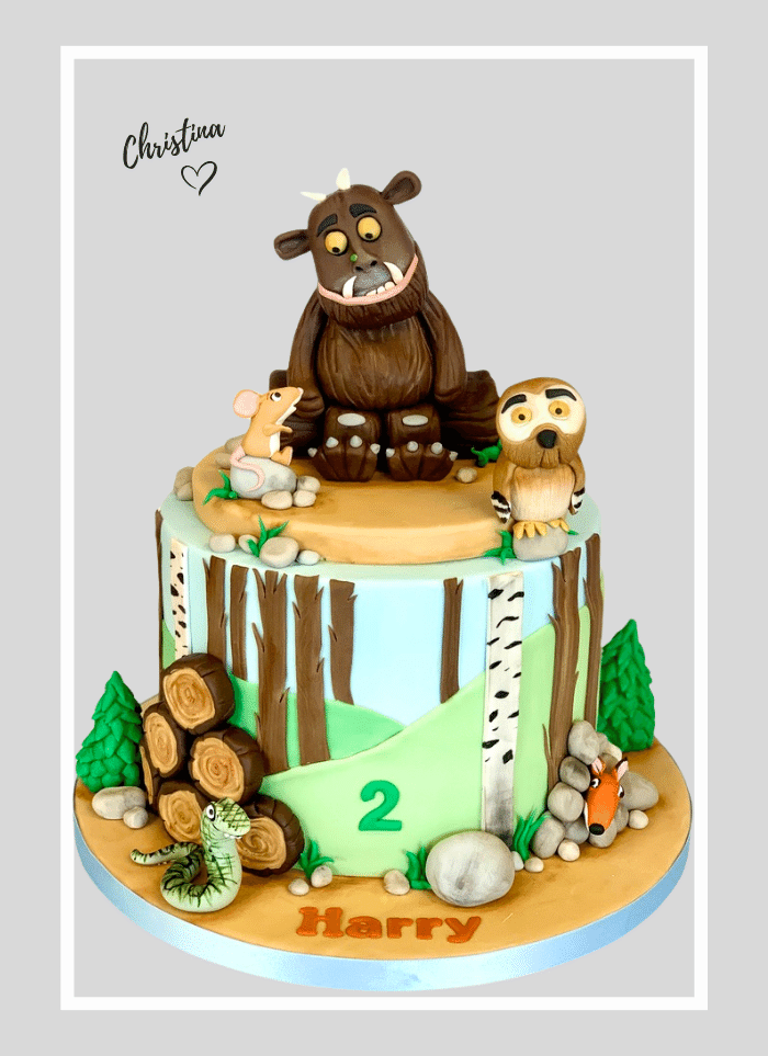 Gruffalo birthday cake for 1st birthday or 2
