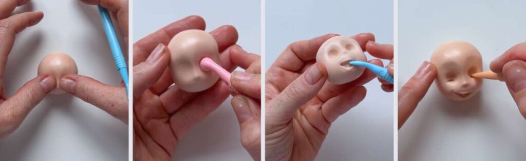 HOW TO MAKE FONDANT FACES