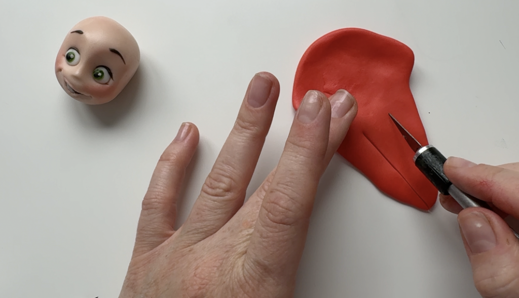 How to make fondant hairstyles for Jessie cake topper