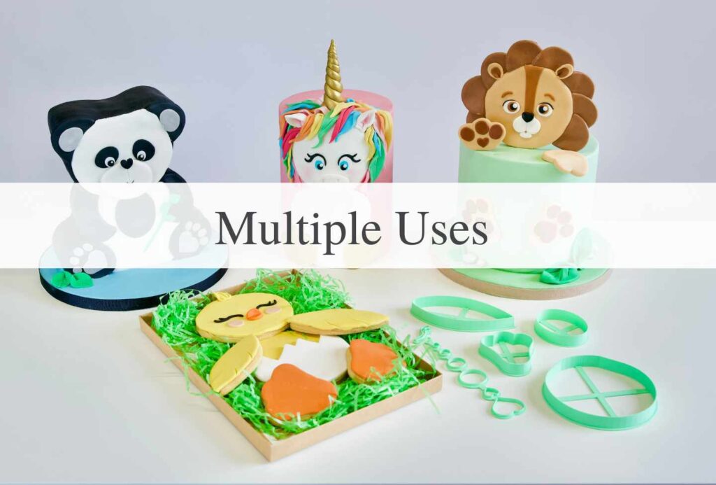 how to make multiple animal cakes and cookies using the crafty creature cutter set